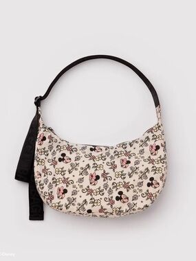 NWT Disney Minnie Mouse Floral Cream and Pink Shoulder Bag